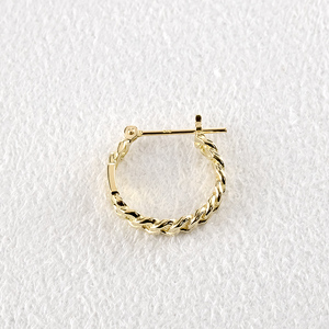 18金 フープ ピアス メンズ 片耳 ダイヤモンド 喜平 ゴールド フープピアス イエローゴールドK18 18k ダイヤ 後光留め シンプル 人気 ジュエリー 普段 使い 240625201yu SW