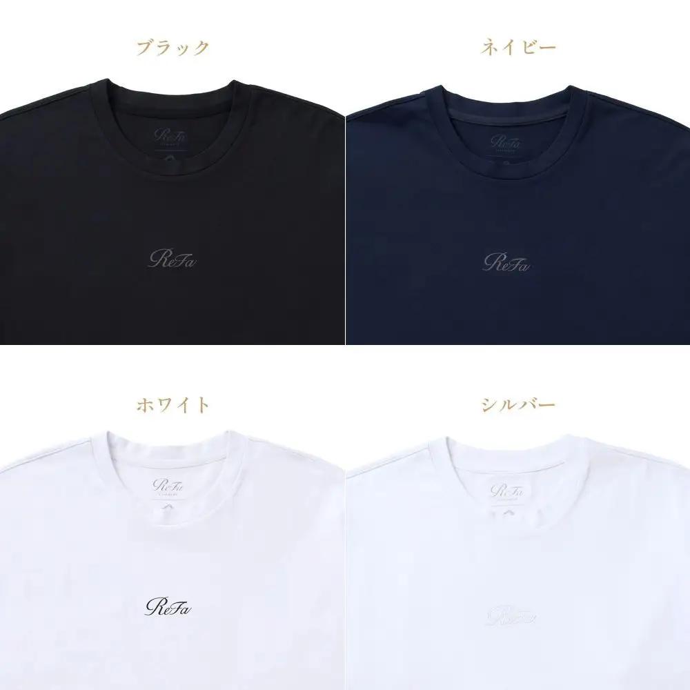 【シルバー 3Lサイズ】リファ バイタルテック コンフォートジャージー クルーネックロングTシャツ