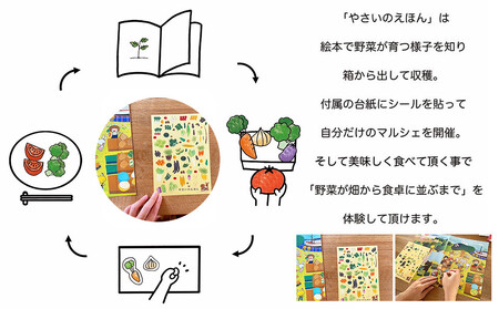 【濱の八百屋】やさいのえほんセット（8～12種類）