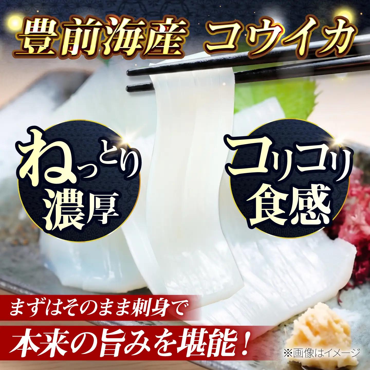 築上町で捕れた コウイカ 約3kg (7～15杯)《築上町》【明青丸】 いか イカ 海鮮 おつまみ 新鮮 海鮮丼 刺し身[ABCB008]