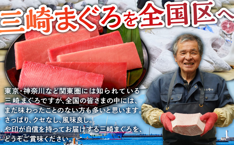 【三崎港直送!】お手軽・かんたん!こだわりの天然マグロ ねぎとろ 400g M063-010