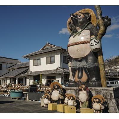 ふるさと納税 甲賀市 甲賀市 信楽焼 水月 (竹しゃく付) 置物 つくばい(540-02) |  | 01