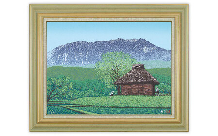 版画 「緑奏大山」 | 版画 セリグラフ