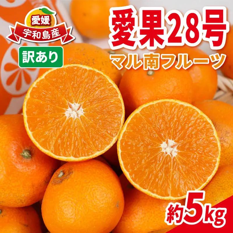 みかん 訳あり 愛果28号 5kg マル南フルーツ 【 訳あり 愛果 】 B015-106027