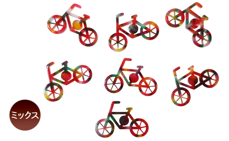 自転車ピンズ レッド | ピンバッジ 小物 ファッション アクセサリー 乗り物 ギフト