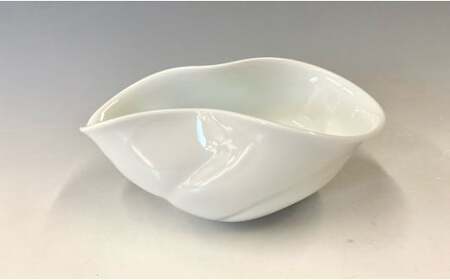 有田焼 白磁片口【中仙窯・中尾純作】作家 中尾純 作家物 白磁 白 酒器 酒 片口 日本酒 伝統工芸 和食 日本食 器 うつわ bf025