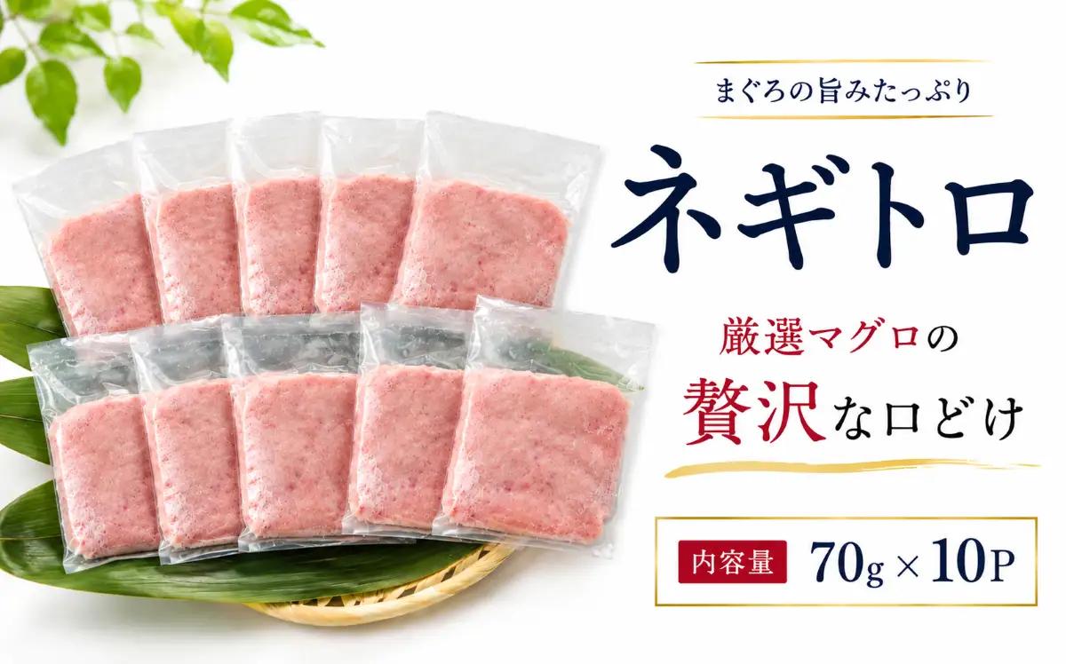 2回定期便 まぐろのネギトロ  10パック 【ねぎとろ】