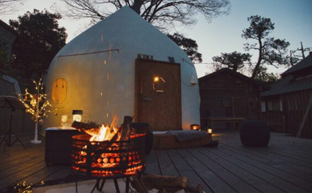 宿泊券 古民家「別邸」一棟貸しサウナ付きプラン利用券 1泊2名様