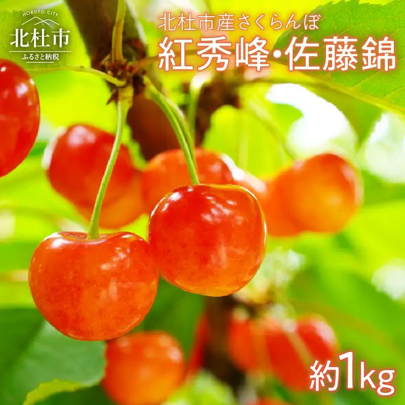 【2026年発送】大粒 さくらんぼ 1000g　さくらんぼ 佐藤錦 紅秀峰 [h052]