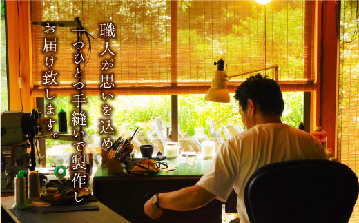 フランス・デュプイ社製TOGO（牛革）　手縫い長財布 ≪キャメル≫