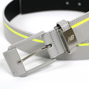 ニューバランスゴルフ　シンセティックレザーラインベルト　Unisex　グレー　6982002【1646511】