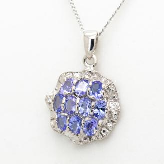 タンザナイト ペンダント 1.50ct SV925 （12475）