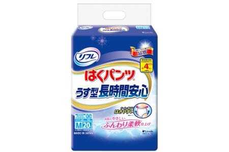 リフレ はくパンツうす型長時間安心M20枚×2パック 尿ケア 紙おむつ 【 リフレ 】