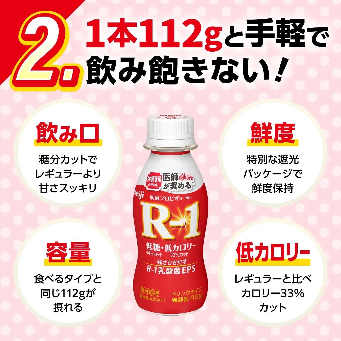 【6回定期便】 明治 プロビオ ヨーグルト R-1 ドリンクタイプ 低糖・低カロリー 24本/ R1 R-1 アールワン 飲むヨーグルト ヨーグルト 乳酸菌 飲料 / 稲沢市 / 株式会社昭和 [BM