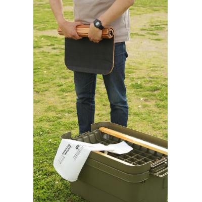 ふるさと納税 恵那市 アウトドア　収納ケース　DIY風テーブルトップセット　グリーン　Mサイズ |  | 03