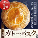 【ふるさと納税】 ガトーバスク ブルーベリー ホールケーキ 15cm 菓子 お菓子 洋菓子 焼菓子 ガトー・バスク 贈答用 ギフト ラッピング お取り寄せ cafe karin 熊本 阿蘇 南小国町 送料無料