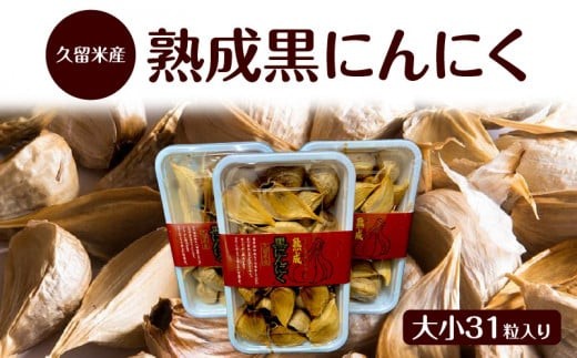 
                  久留米産熟成黒にんにく大小31粒入り_久留米産 熟成 黒にんにく 大小 31粒入り 栽培期間中 農薬不使用 アミノ酸 ポリフェノール 豊富 抗酸化作用 抗アレルギー作用 自然素材 サプリメント 子ども 大人 愛用 野菜 食品 食べ物 健康食品 発酵食品 グルメ お取り寄せ 福岡県 久留米市 送料無料_Ca116
                