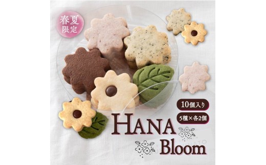 クッキー HANA bloom L 春夏  10個入り 米粉クッキー 米粉 グルテンフリー 5種×各2個 ギフト 洋菓子 焼き菓子 ギフト おやつ デザート プレゼント 贈答 贈答用 贈り物 くっきー cookie 奈良県 奈良市 gym04