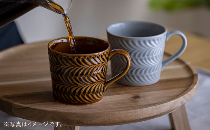 【波佐見焼】【大人気】ローズマリー グレー・ブルーグレー プレート ボウル マグカップ 含む 10点セット【翔芳窯】 [FE186]