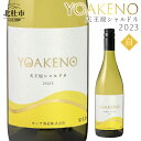 【ふるさと納税】 ワイン 白ワイン YOAKENO 天王原シャルドネ2023 辛口 アルコール分12.5％ お酒 750ml 1本