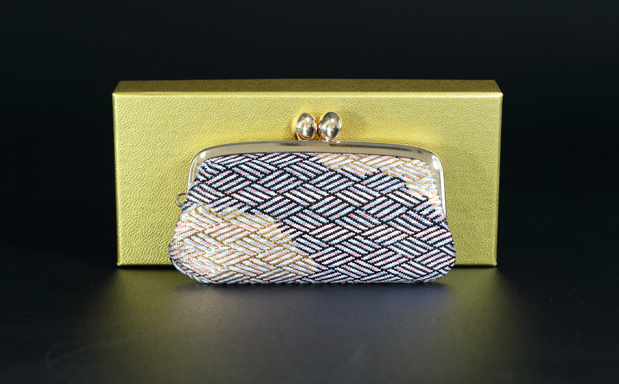 
                  井手美弥子 佐賀錦 多色四本網代(小銭入れ)
                