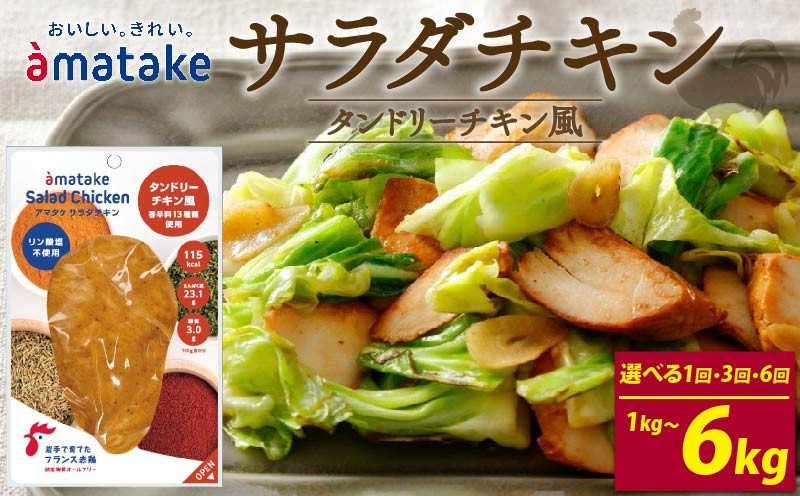 
            サラダチキン タンドリーチキン風 100g×10個 〈 単品 or 定期便が選べる 〉 
          