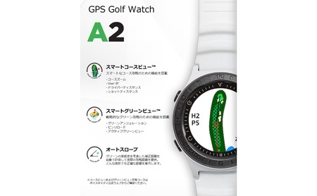 ボイスキャディ A2 ゴルフウォッチ GPS 距離計 ゴルフ 腕時計 VOICE CADDIE