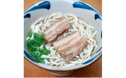 沖縄そば屋「米八そば」　三枚肉そば　3食セット【1706269】