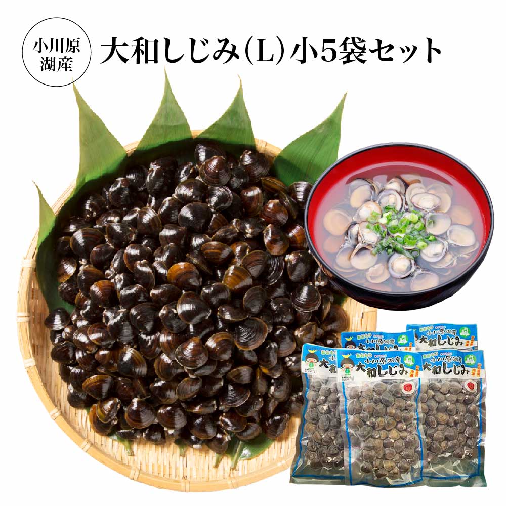 【ふるさと納税】小川原湖産　大和しじみ(L)小袋セット　【02408-0127】 大和しじみ 魚介 水揚量日本一 お取り寄せ グルメ ご褒美 小川原湖 東北町 青森県 冷凍 小川原湖漁業協同組合