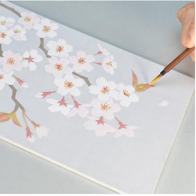 ふるさと納税 宇治市 日本画をたのしもう　さくら編　筆セット付 |  | 01