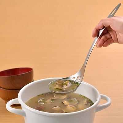 ふるさと納税 三条市 計量みそマドラー&水切りレードルセットステンレス製 味噌計量マドラー [leye]【010P160】 |  | 02