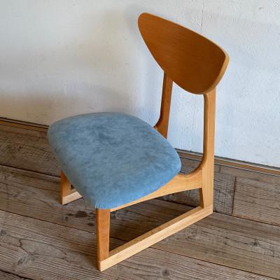 ふるさと納税 富田林市 Lager Chair PFスウェード グレイッシュブルー ナチュラルフレーム【SWOF】 |  | 03