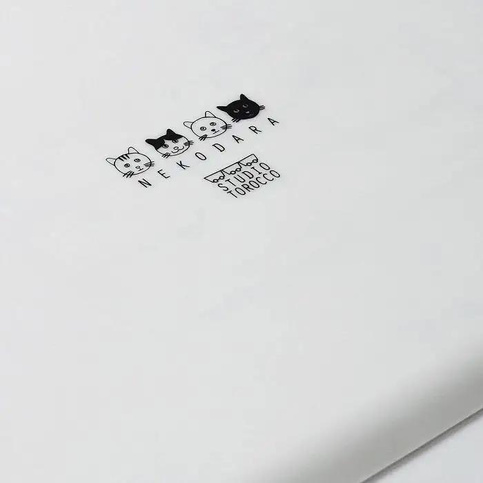 ネコダラトレイM角「冷蔵庫でお昼寝」 ネコだらけ トレー 猫グッズ