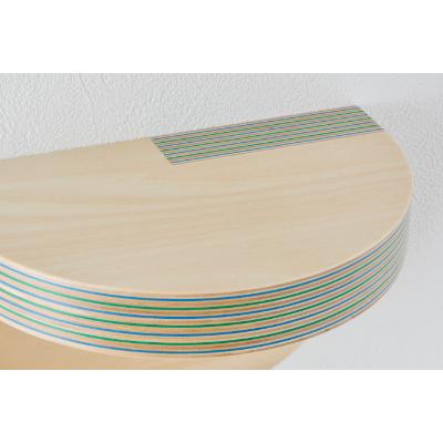 ふるさと納税 芦別市 PLYWOOD laboratory　Paper-Wood 壁付け棚「cap」(L) |  | 01