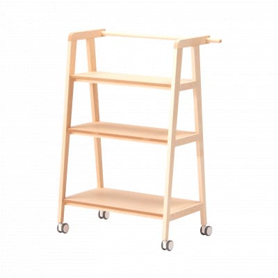 旭川家具　cosine　ワゴンシェルフ　メープル_04445【1755268】