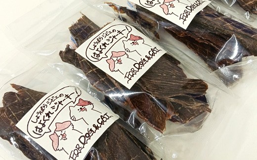 【国産ジビエ認証取得】無添加ペット用鹿肉ジャーキー 40g×6袋|無添加おやつ 犬用 猫用 ギフト 広島県 庄原市
