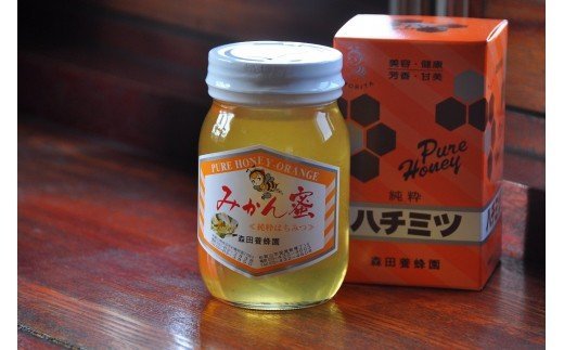 国産純粋はちみつ(みかん蜜) 600g(A163-1)
