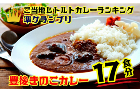 1296R_おおいたイチ押し!!豊後きのこカレー17食分