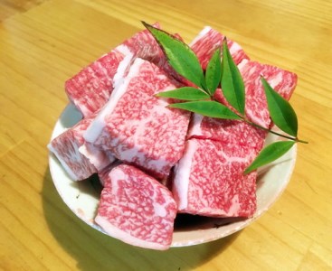 【4等級以上】黒毛和牛 近江牛 【並】 角厚切り肉 ご家庭用 【1000g （500ｇ×2パック）】【BM13SM】