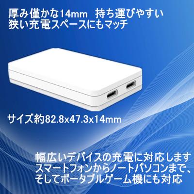 ふるさと納税 泉佐野市 急速充電器 PD 65W USB Type-C スマートフォン対応 超薄型 GaN 015B520 |  | 03