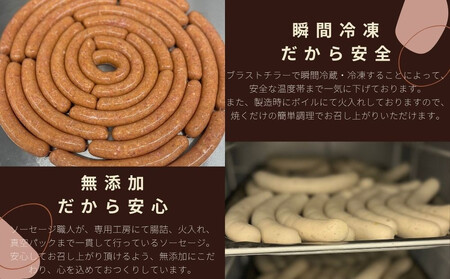【ジャングルケイブ】肉感たっぷり 手作り無添加ソーセージ(スモーク)5本×約100g｜京都 御所南 ソーセージとお肉の店 人気セット