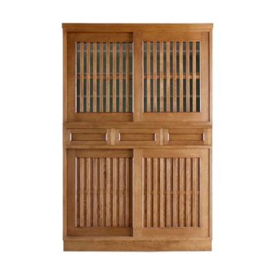 ふるさと納税 旭川市 旭川家具 山室家具製作所 民芸家具 北の匠(H) No.2 水屋 120 ナラ _03245