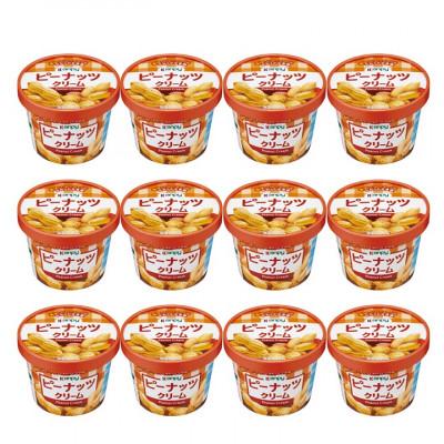 ふるさと納税 丹波篠山市 紙カップピーナッツクリーム130g　12個