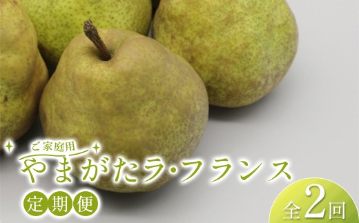 
                  〈ご家庭用〉山形県産ラ・フランス 定期便（全2回） FSY-2831
                