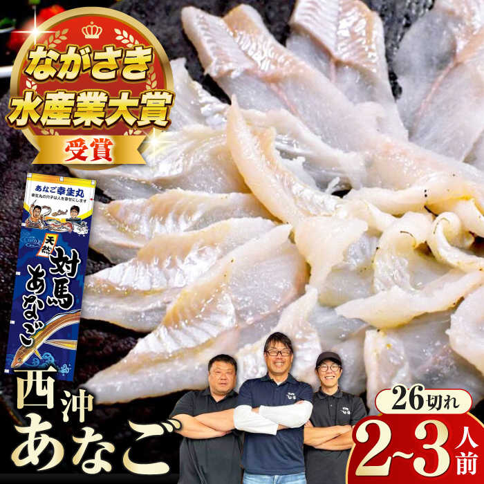 【ふるさと納税】対馬産 天然 西沖あなごの刺身 （2〜3人前）《対馬市》【すし処慎一】 国産 肉厚 穴子 アナゴ 新鮮 鮮魚 冷凍[WCO001]