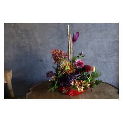 ふるさと納税 春日井市 ■お正月限定■　[お任せ]華やかフラワーアレンジメント 正月　新年　華やか　おしゃれ |  | 03