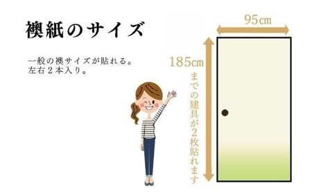 ふすま紙（紬） 2本セット 【シールタイプ 簡単 丈夫 きれい】