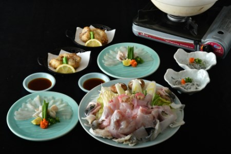 あのりふぐ料理「まるせい」御食事券  【あのりふぐコース】