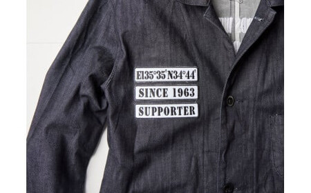 【完全受注生産】Zip Codeシリーズ デニムエンジニアコート 571 Lサイズ