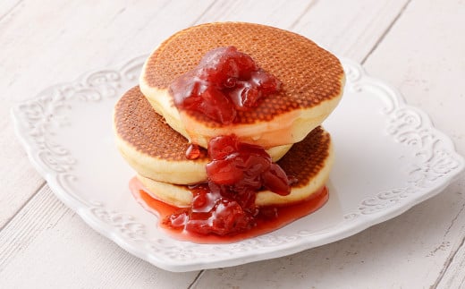 よつ葉バター・パンケーキセット[いちごジャム]【A104】_イメージ4